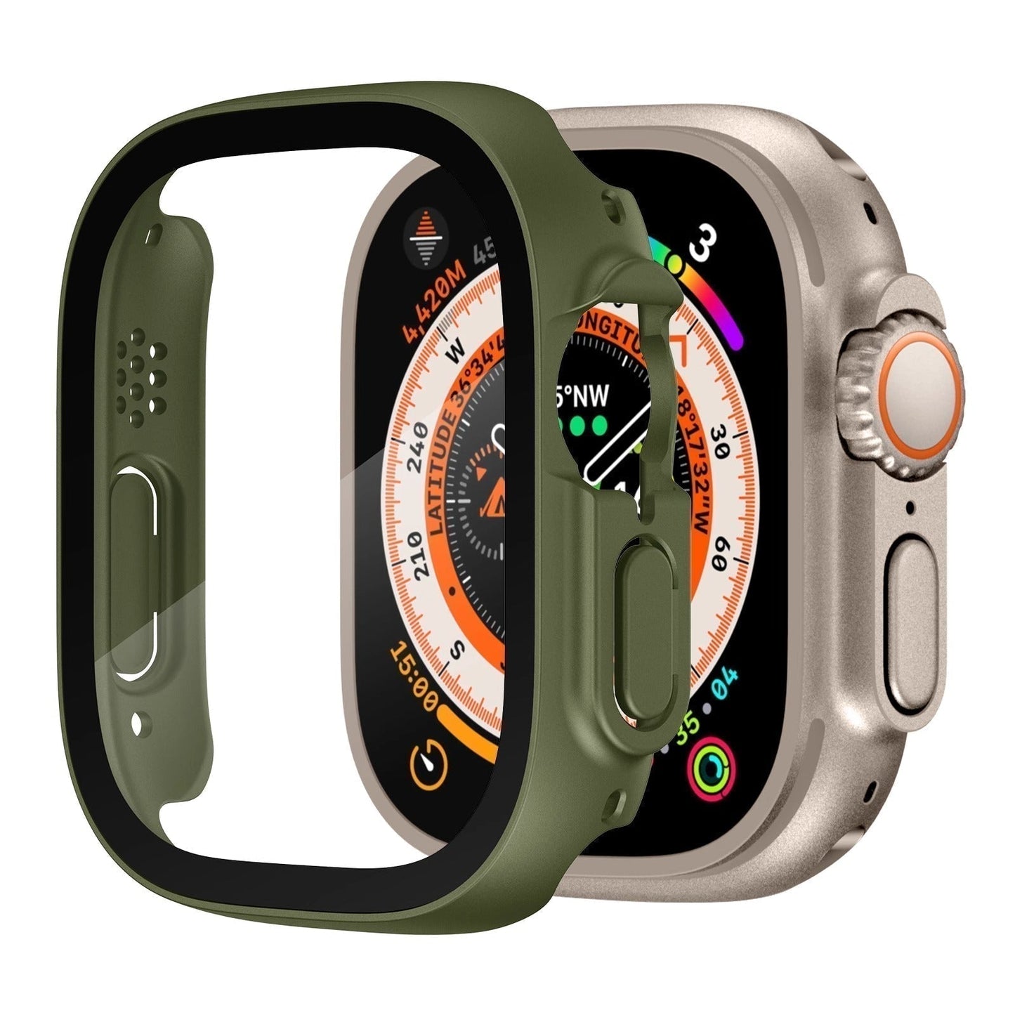 Tough Apple Watch Ultra Case With Clear Screen Guard