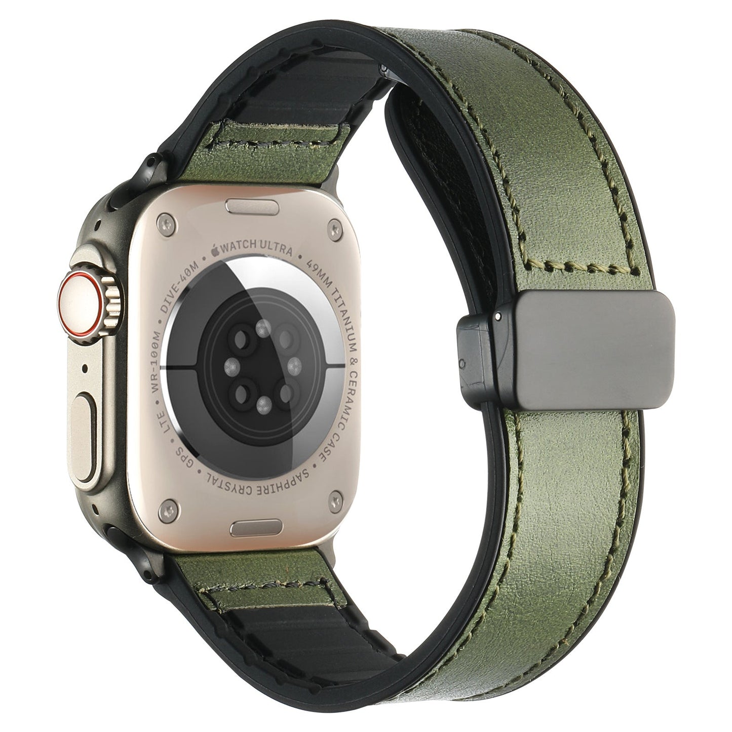 Flexible Leather Smart Watch Band