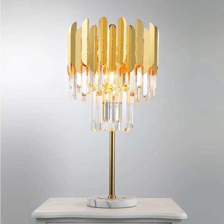 Luxurious Glass Floor and Desk Lamp