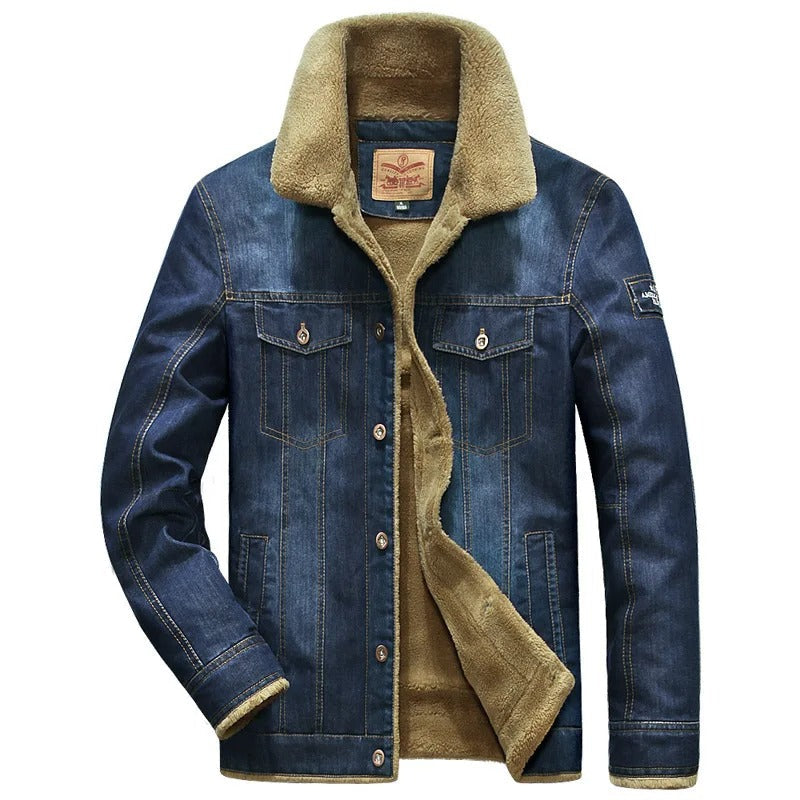 Uomo Giacca Invernale Calda e Morbida Sherpa Parka