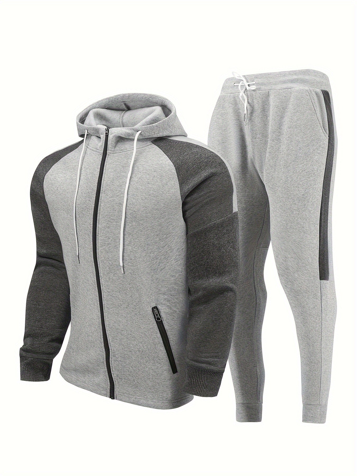 Comfy Sporty Tracksuit for Men with Hoodie and Joggers - BritishElegance