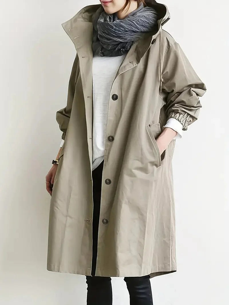 Classic Water Resistant Winter Trench Coat