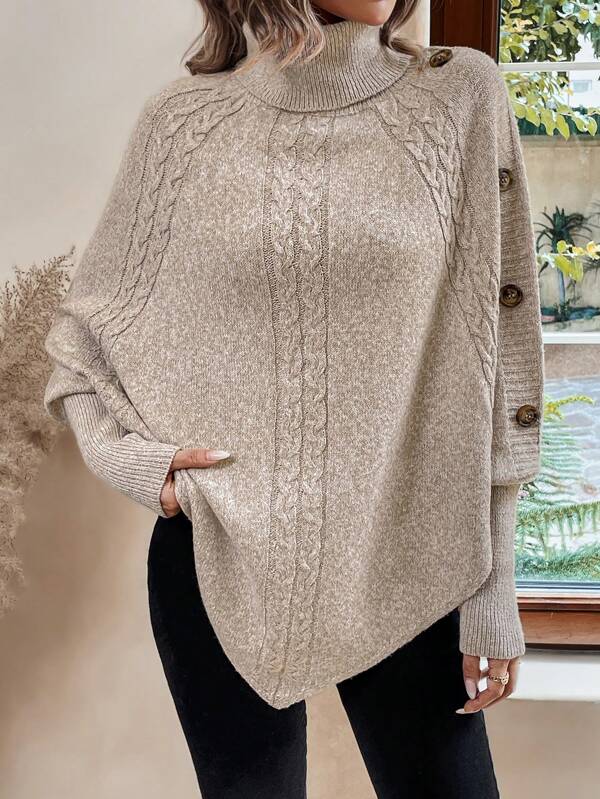 Cozy Women's Chunky Knit Winter Sweater - VogeLuxe