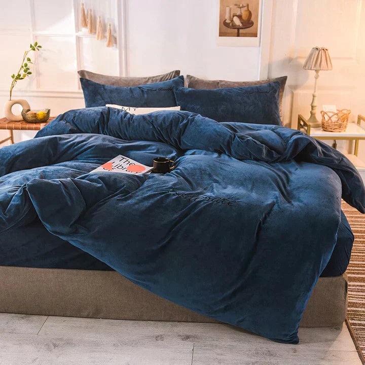 Soft Plush Duvet Cover for Comfortable Sleep