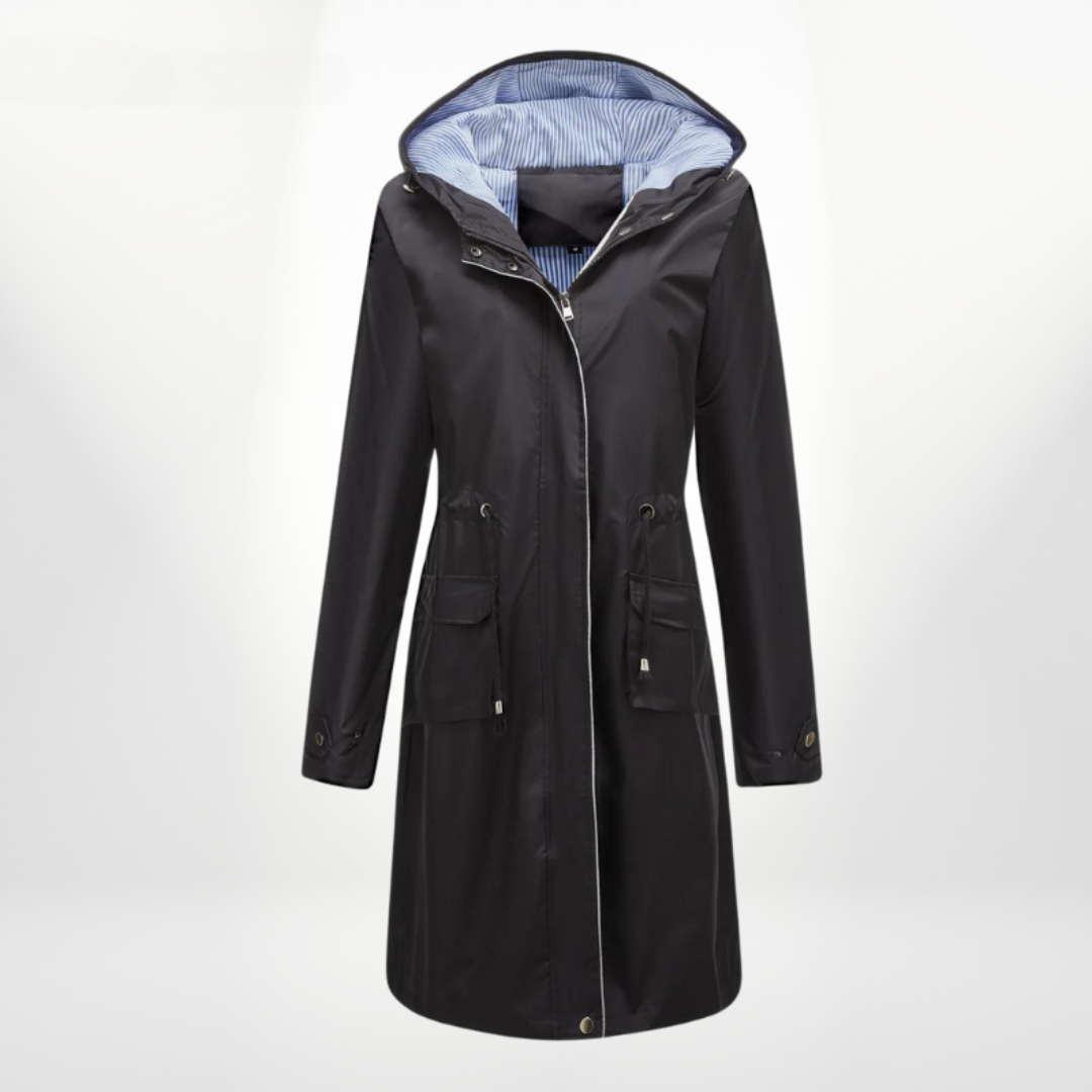 Waterproof Women's Hooded Windbreaker Jacket
