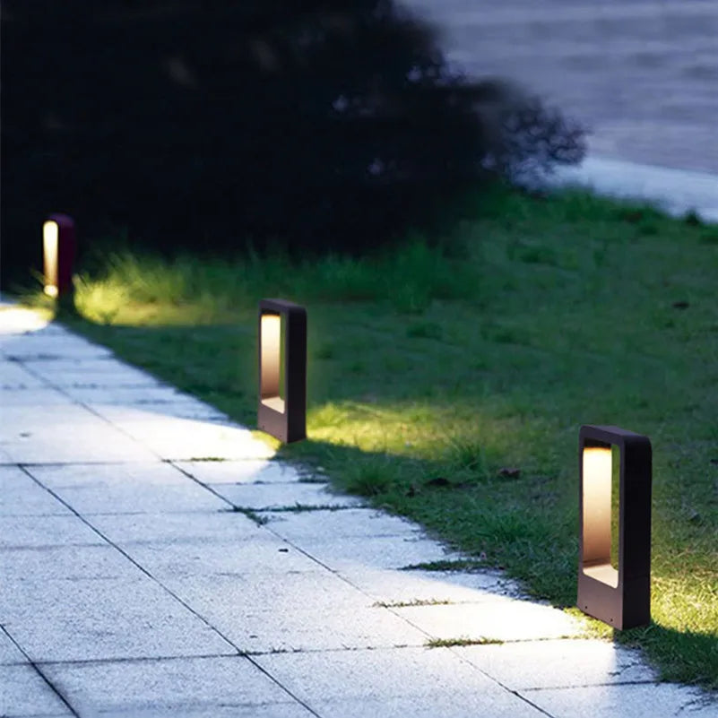 Outdoor Solar Powered Garden Floor Lamp Waterproof - VogeLuxe