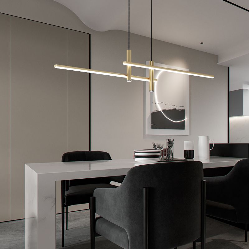Modern Linear LED Pendant Lamp