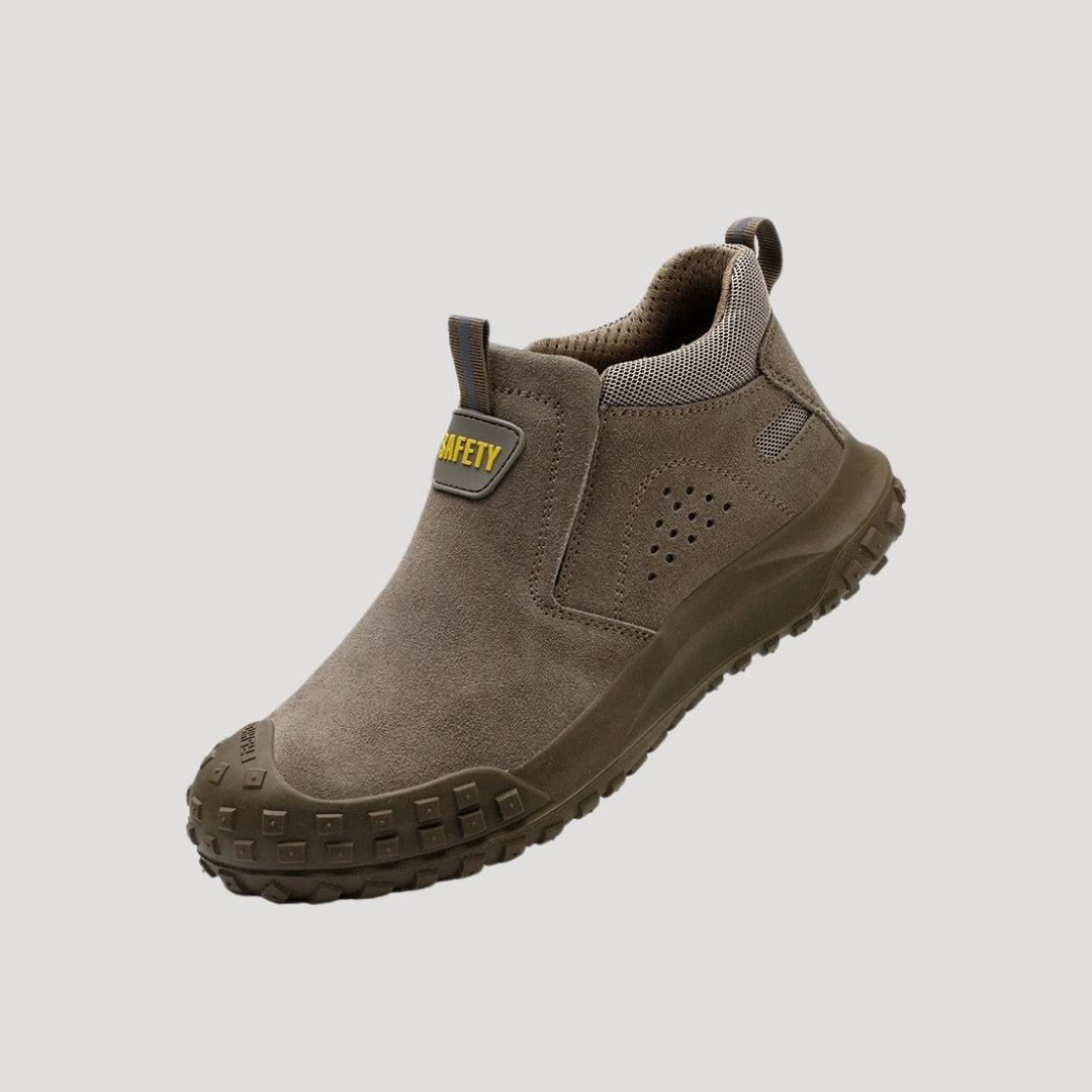 Rugged Waterproof Work Boots - Grip Sole & Cushioning