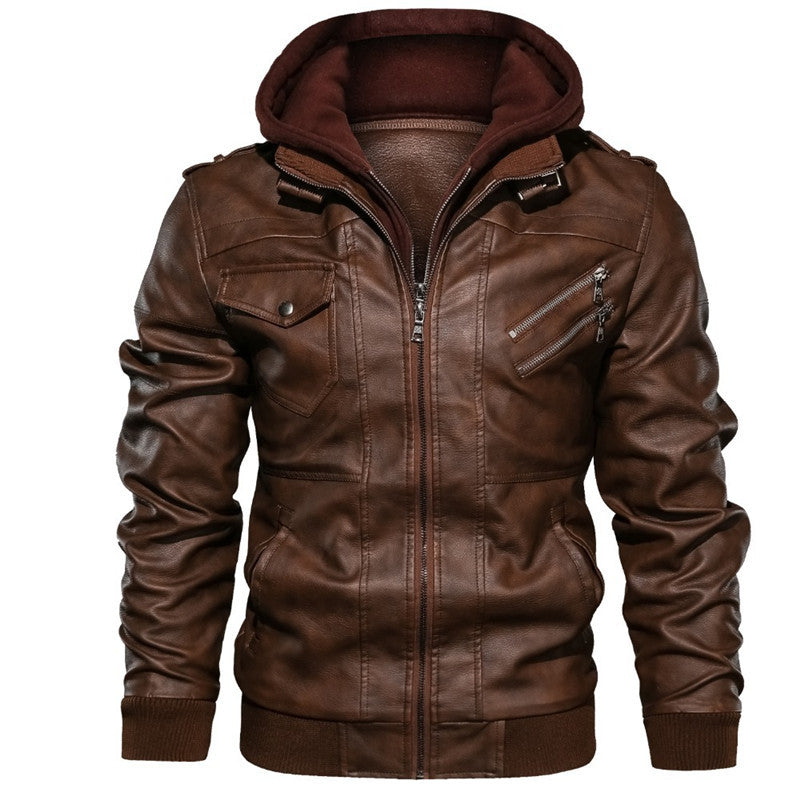 Men's Fit Hooded Coat - Lightweight Everyday Jacket