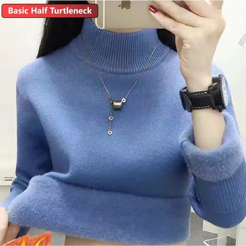 Cozy Women's Fleece Lined Winter Sweater