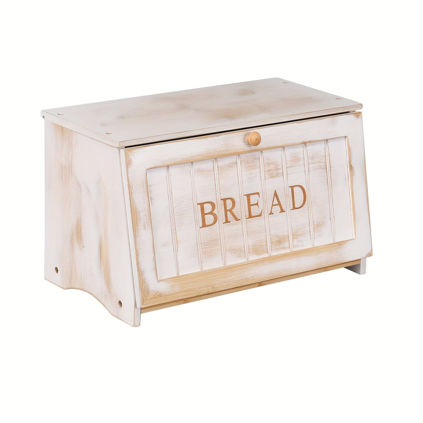 Classic Wood Bread Storage | Large Kitchen Food Container