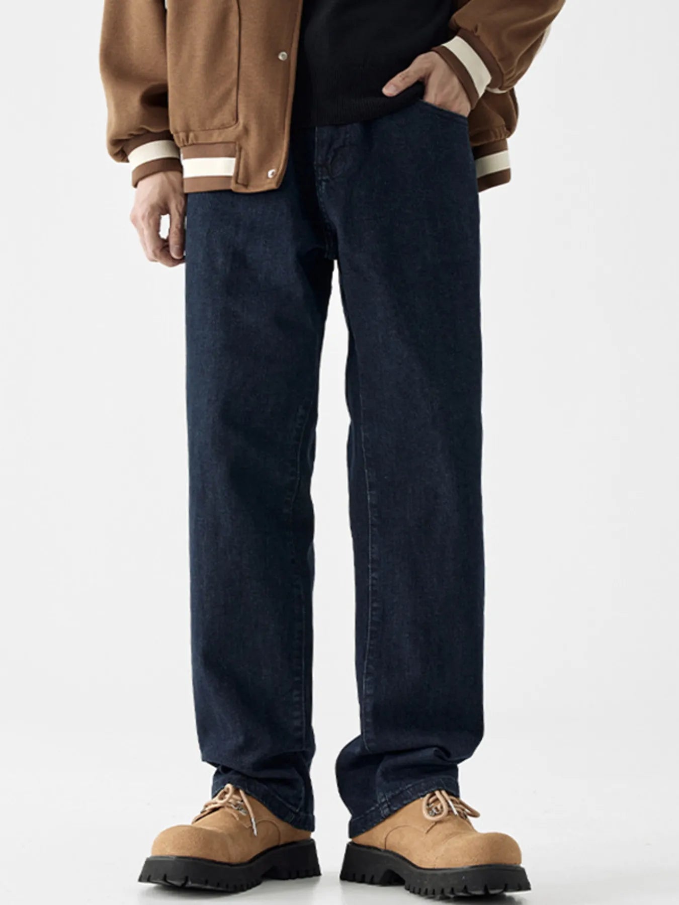 Loose Fit Straight Leg Jeans - BritishElegance