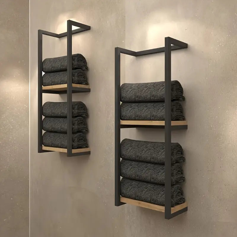 Foldable Bathroom Towel Holder - VogeLuxe