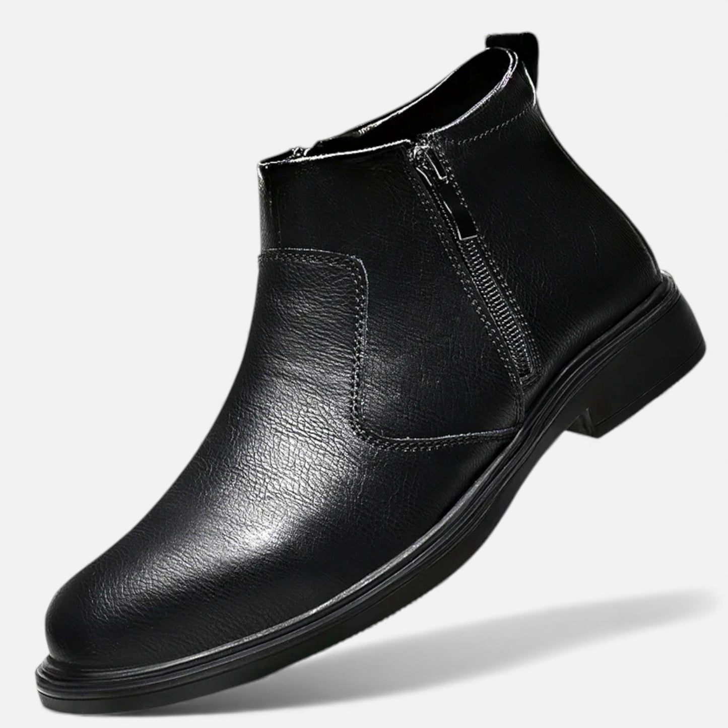 VogeLuxe | Simple Leather Chelsea Boots For Men