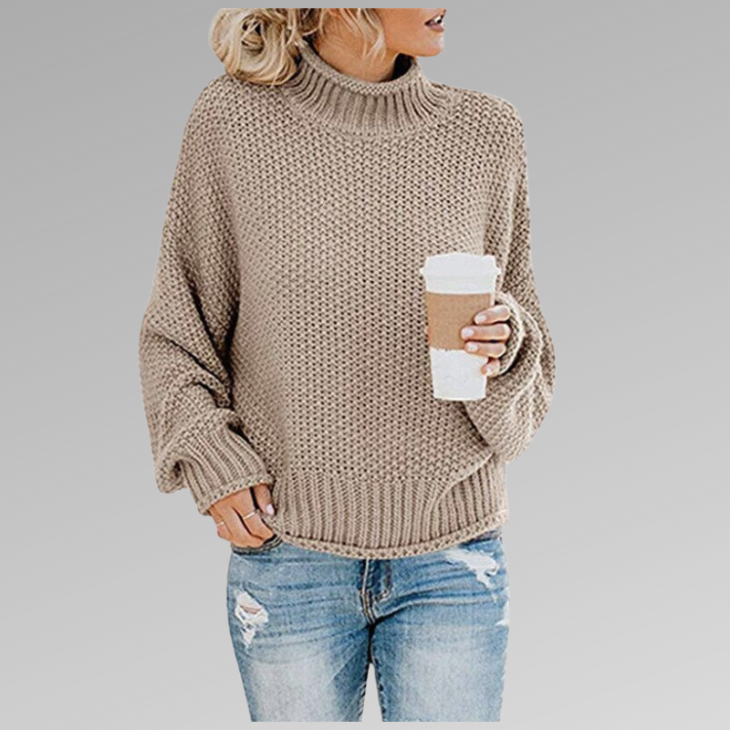 Relaxed Fit Women's Crew Neck Jumper Sweater