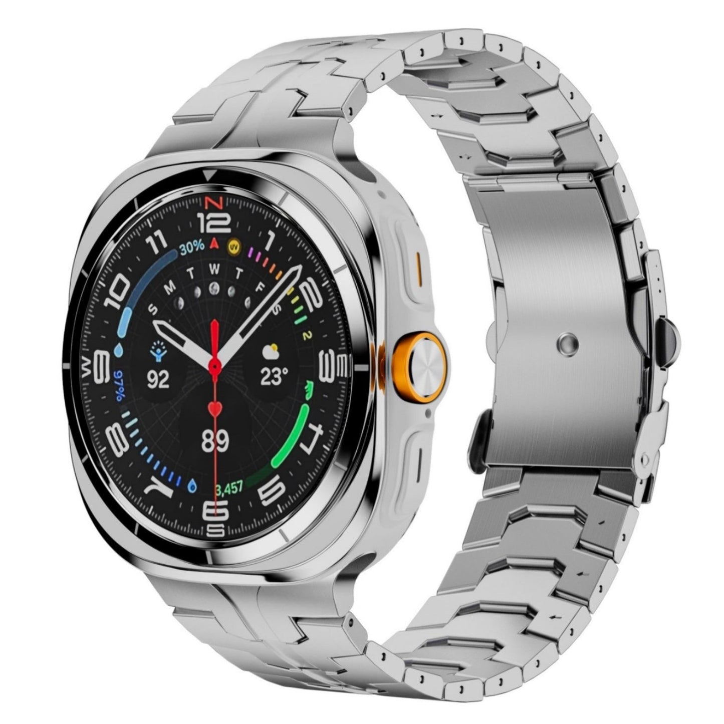 Metallic Smart Watch Strap for Latest Devices