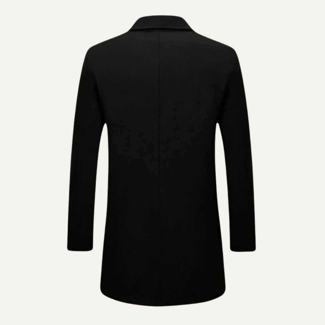 VogeLuxe | Men’s Double-Breasted Peacoat