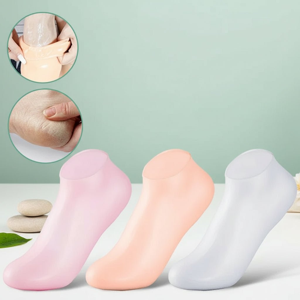 Soft Heel Protector Pedicure Socks for Dry Feet Care