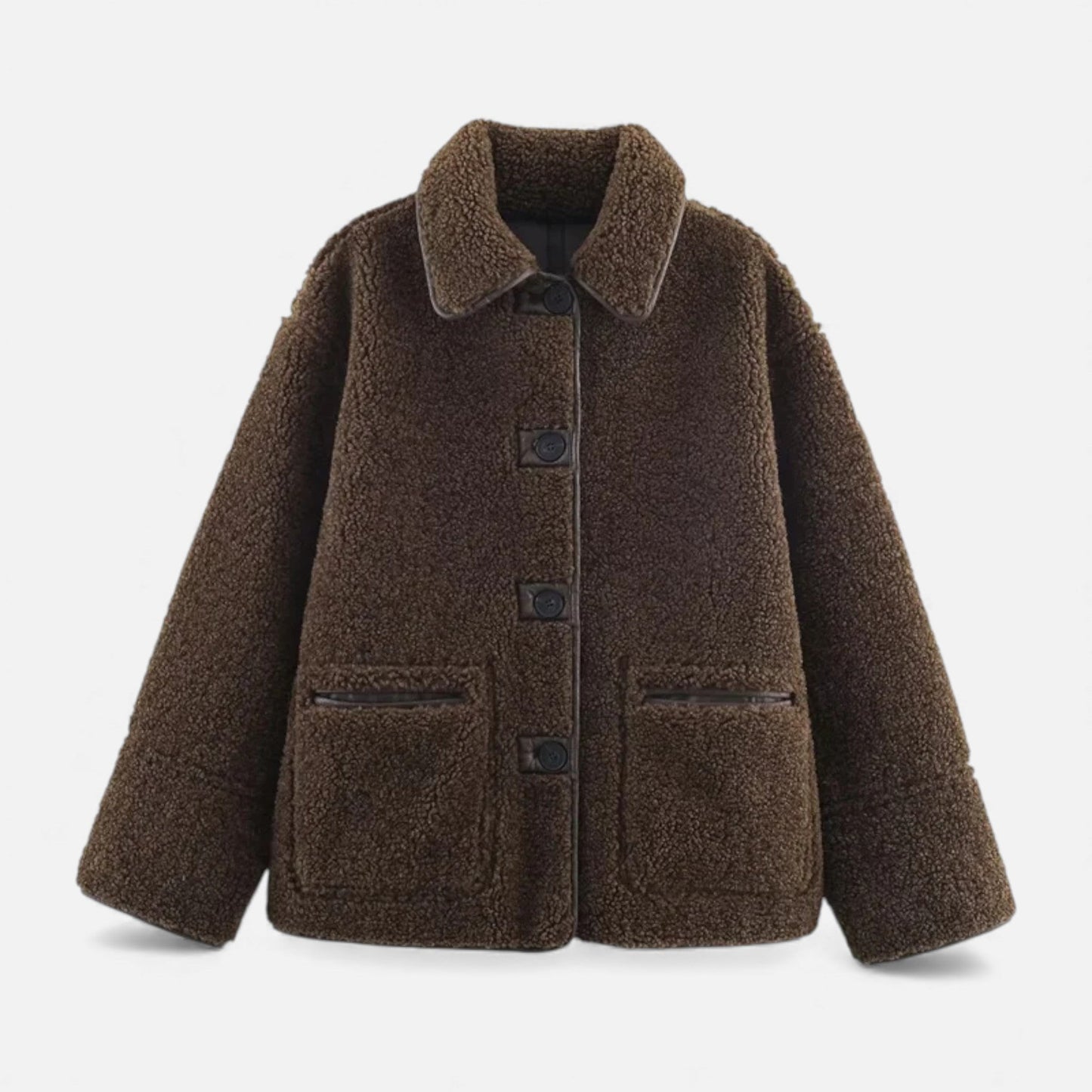 Soft Reversible Faux Fur Brown Parka Jacket - VogeLuxe