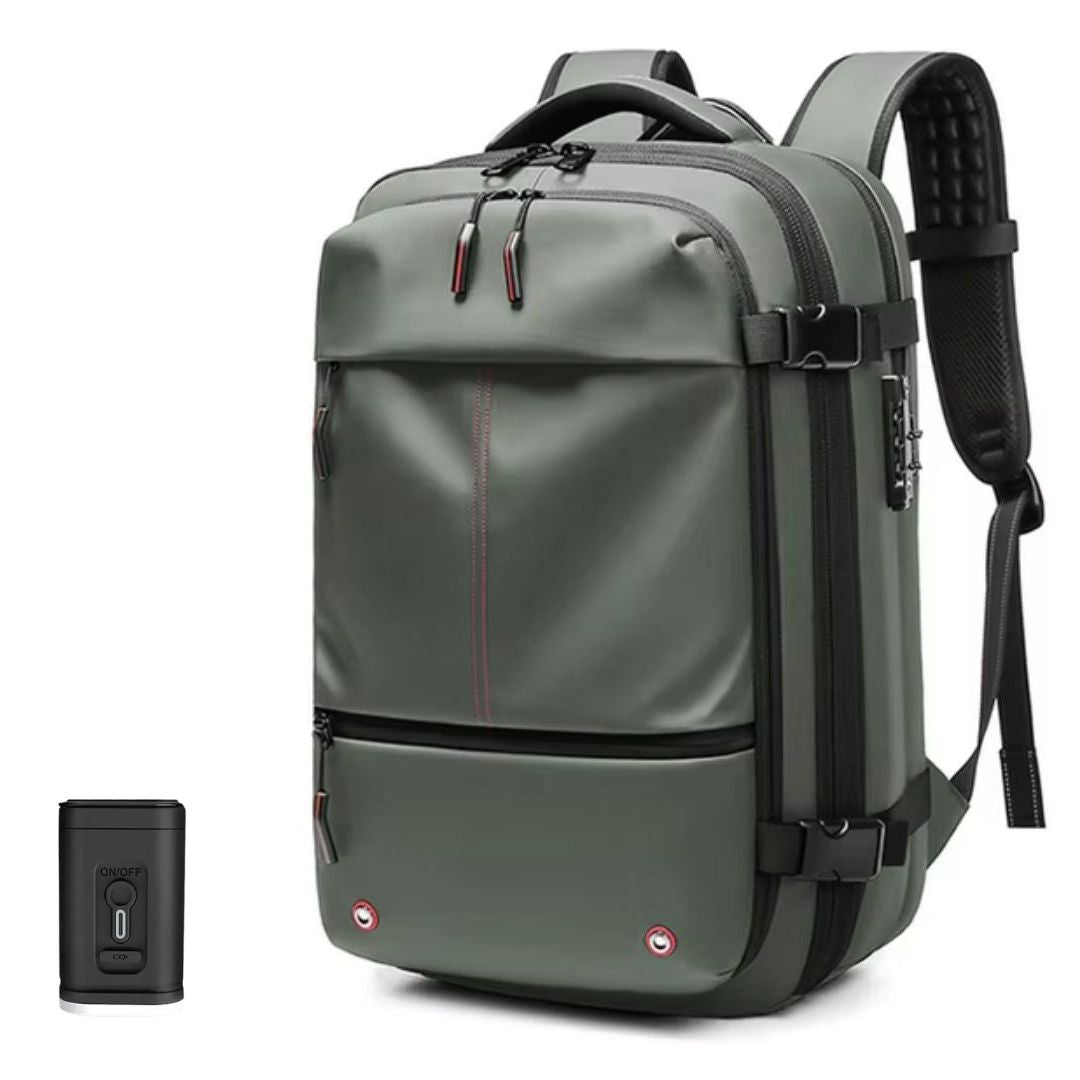 Compact Travel Compression Backpack With Air Valve