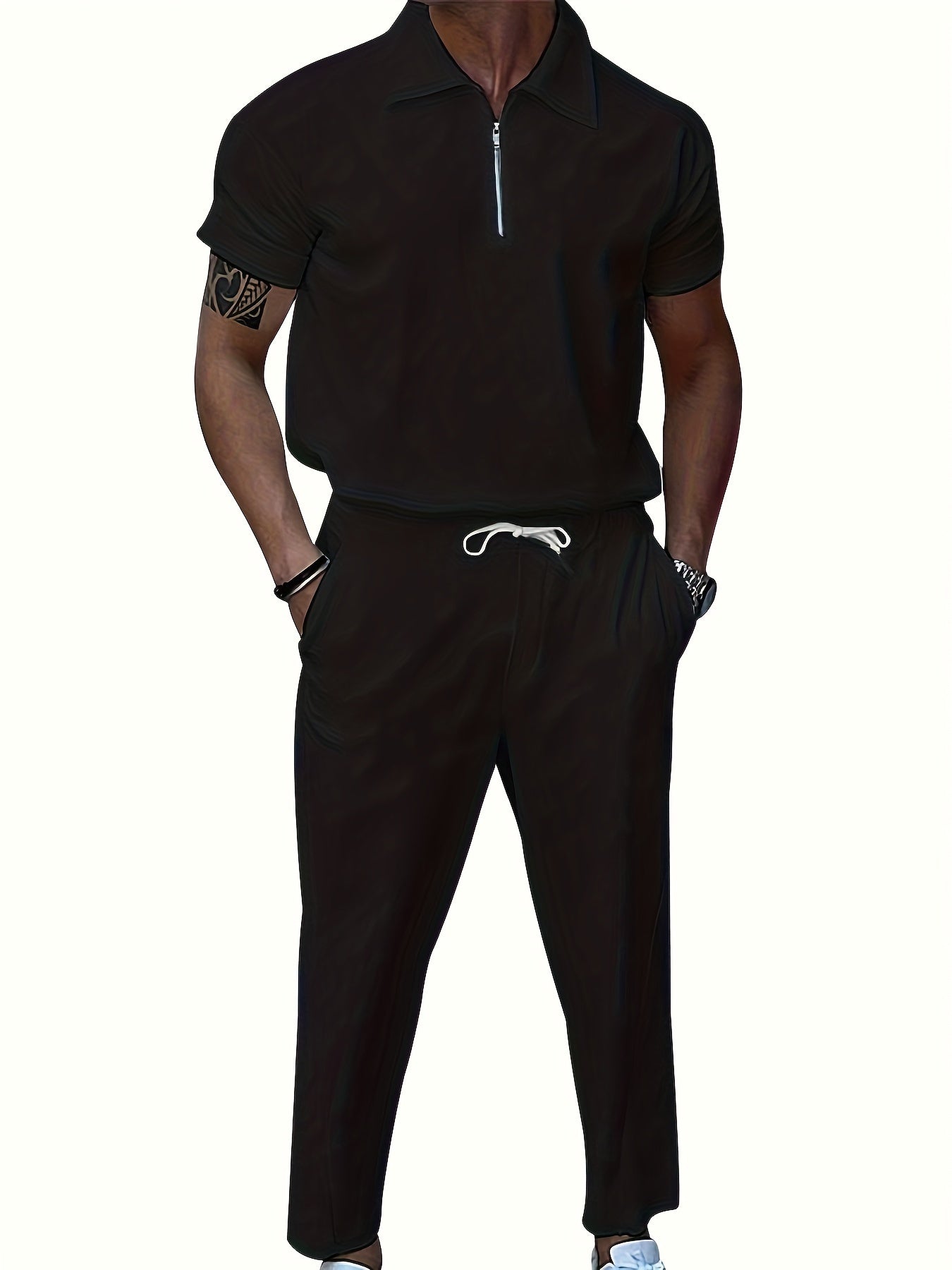 Soft Cotton Men's Tracksuit with Comfortable Fit