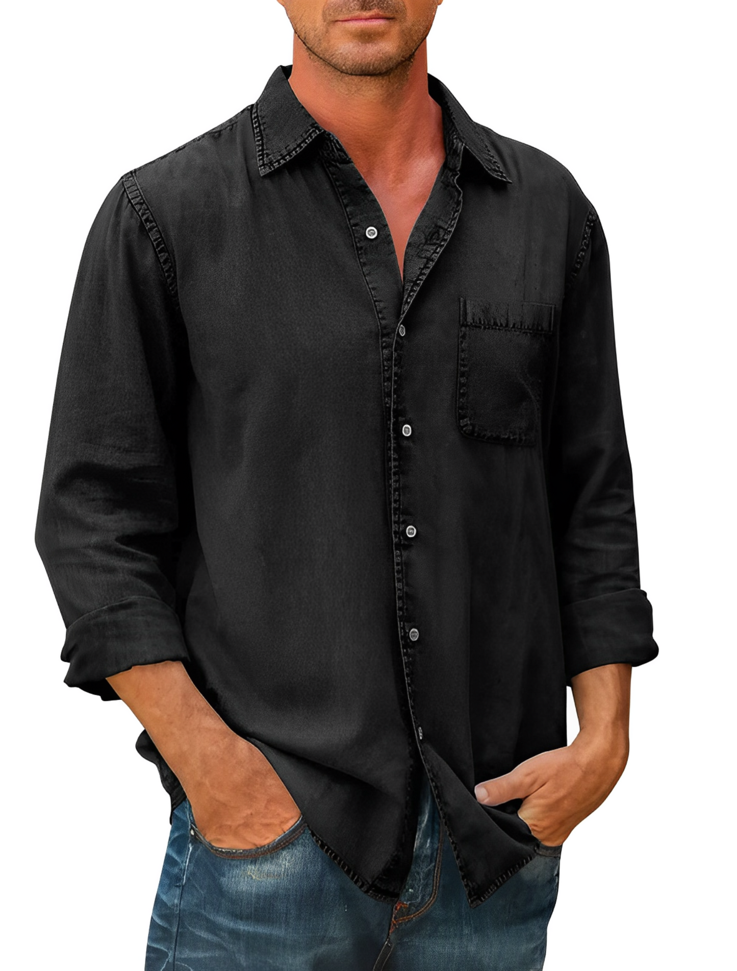Relaxed Fit Polo Shirt for Men