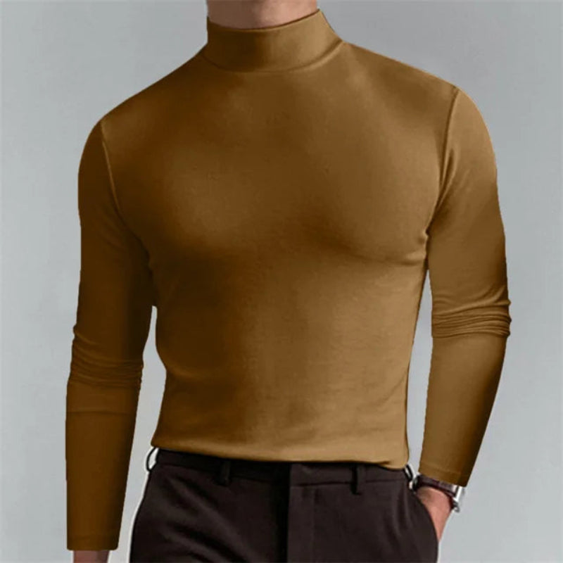 Cozy Mens Slim Fit Winter Fleece Sweater