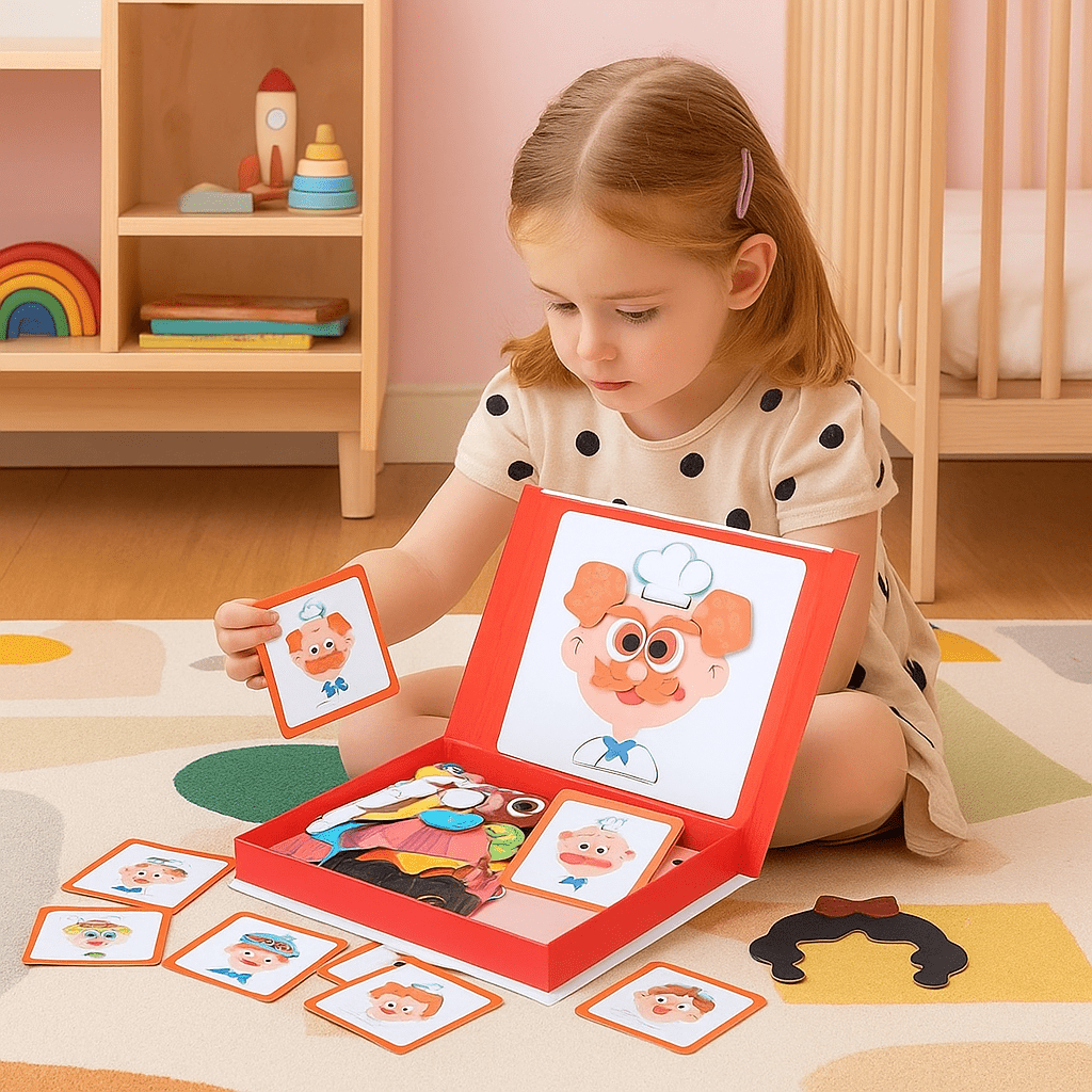 Fun Educational Magnetic Puzzle Toy for Kids - VogeLuxe