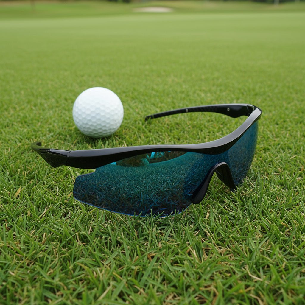 Sport Golf Ball Spotter Shades Blue Lens Eyewear - VogeLuxe