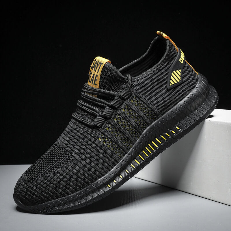 Men's Airy Running Shoes - Flexible Fit Sports Comfort