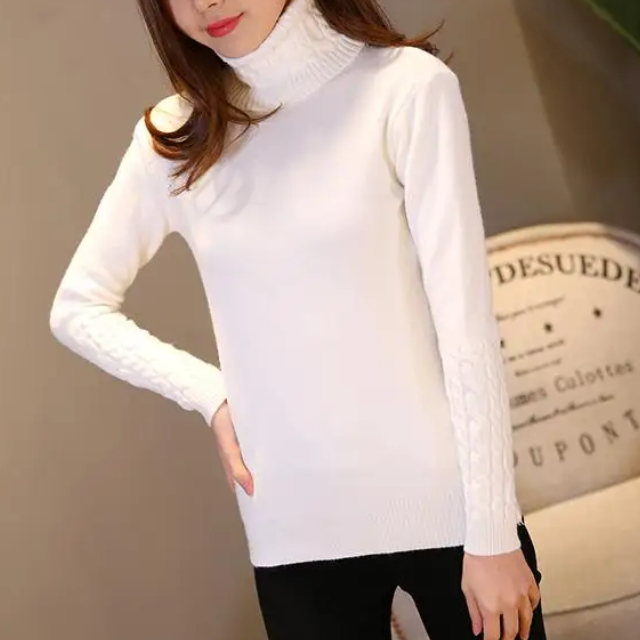 Cozy Winter Cable Knit Sweater for Women