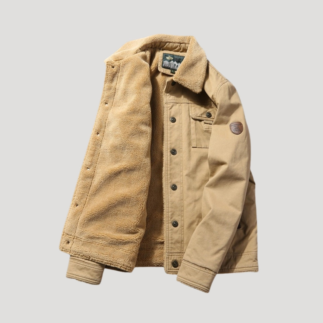Men's Heavy Duty Insulated Fleece Jacket
