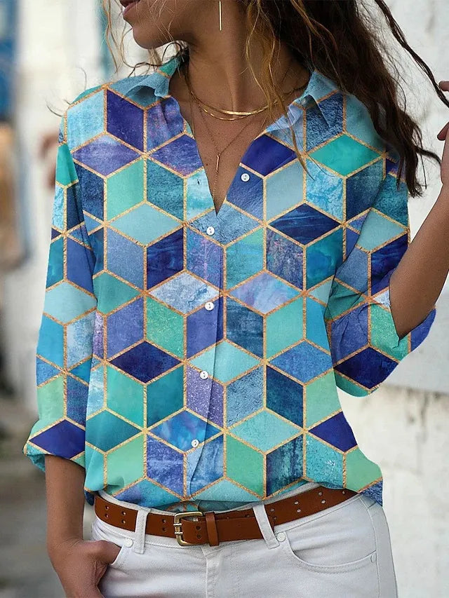 Stylish Ladies Floral Button Jacket - VogeLuxe