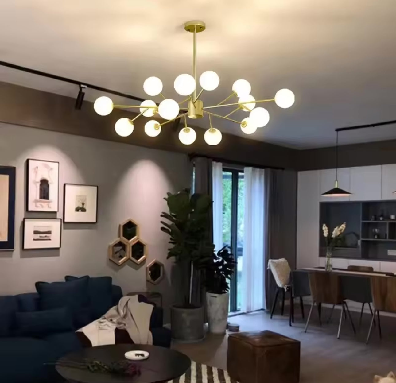 Luxury Glass Ball Chandelier