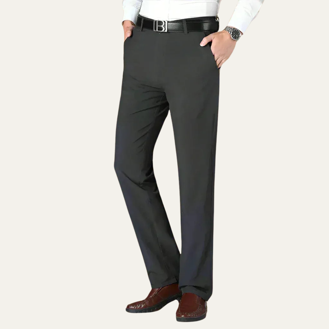 VogeLuxe | Men’s Straight Leg Tailored Dress Trousers