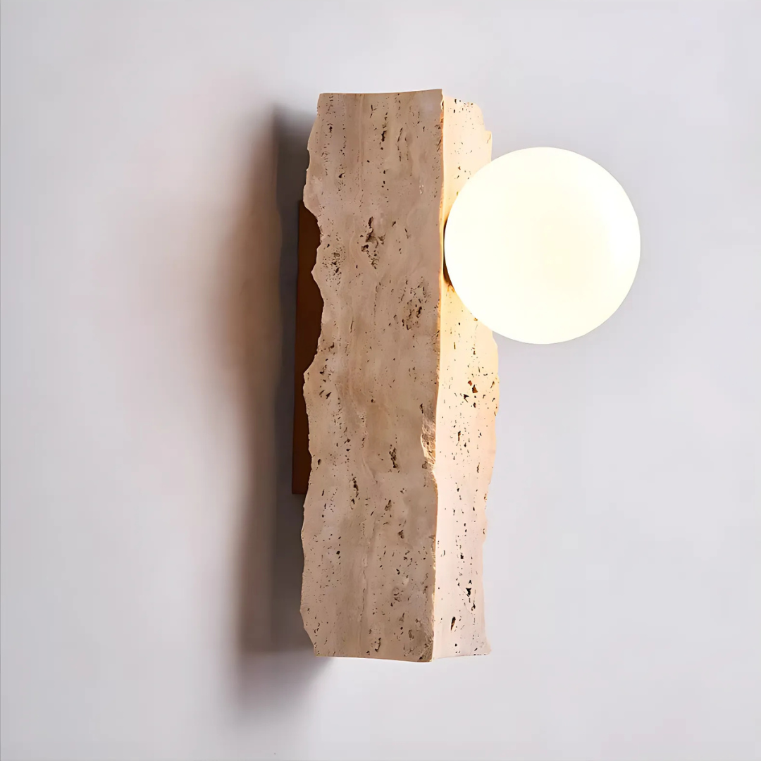 Natural Rock Wall Light Unique G9 LED Sconce