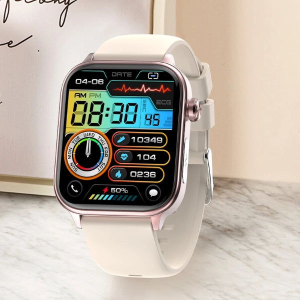 Smart Fitness Watch with Health Tracking and Waterproof