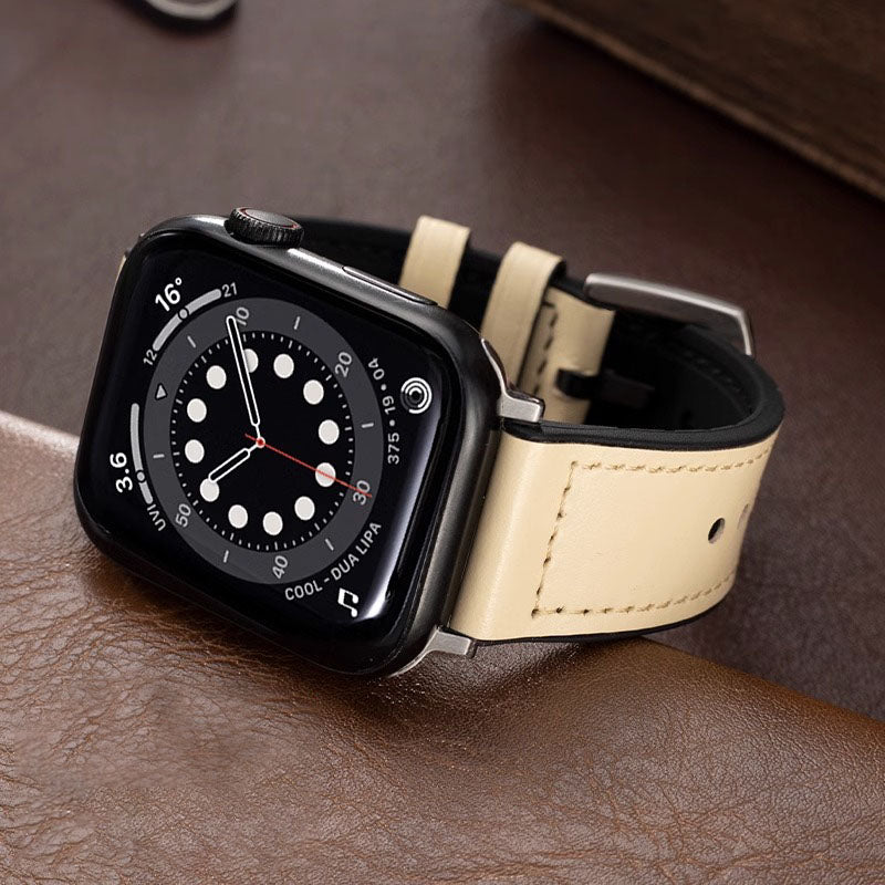 Stylish Leather Smartwatch Strap for Apple Watch