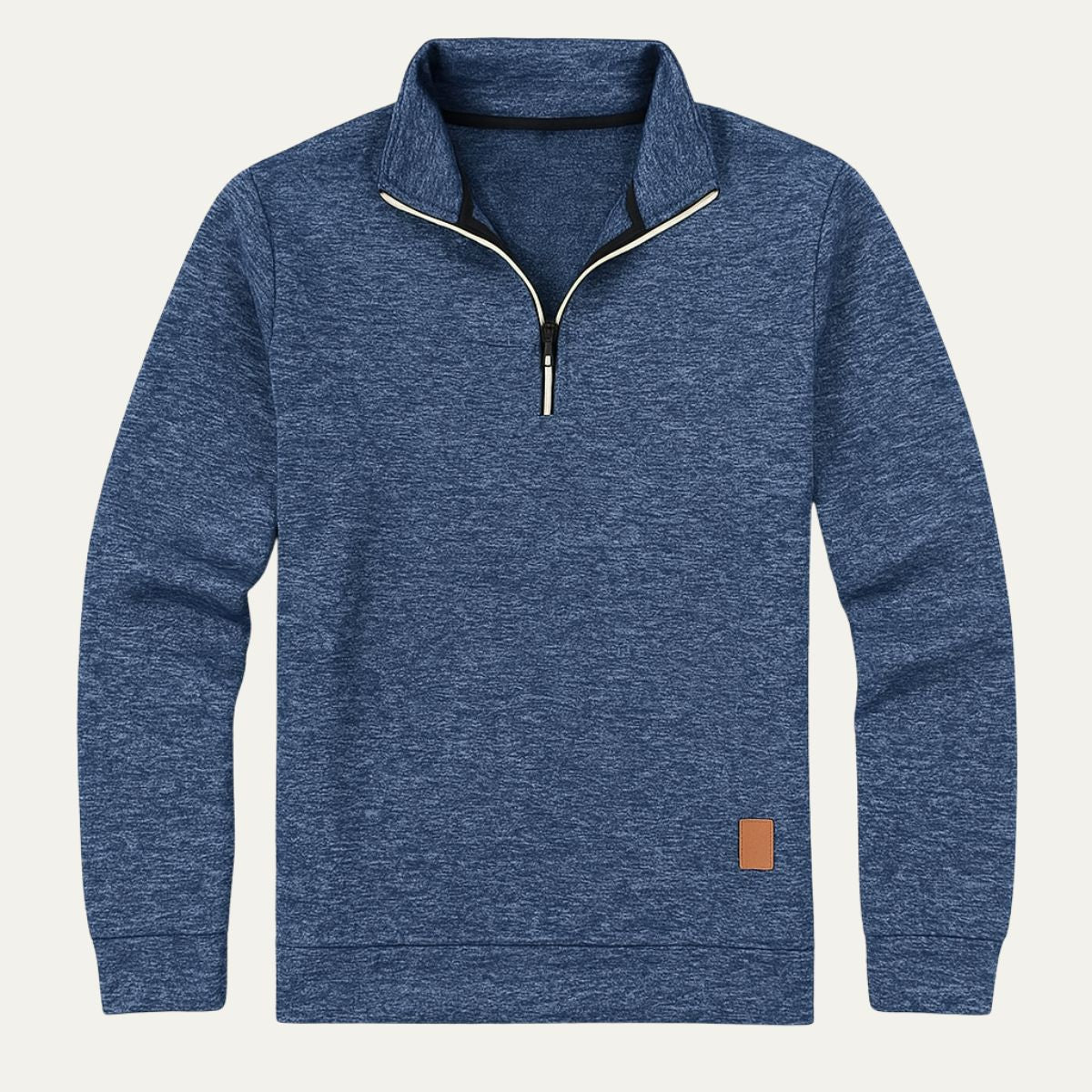 VogeLuxe | Men’s Quarter Zip Mock Collar Sweatshirt