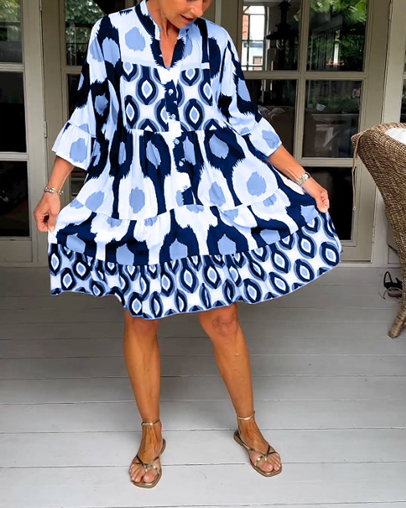 Ladies' Floral Summer Party Dress