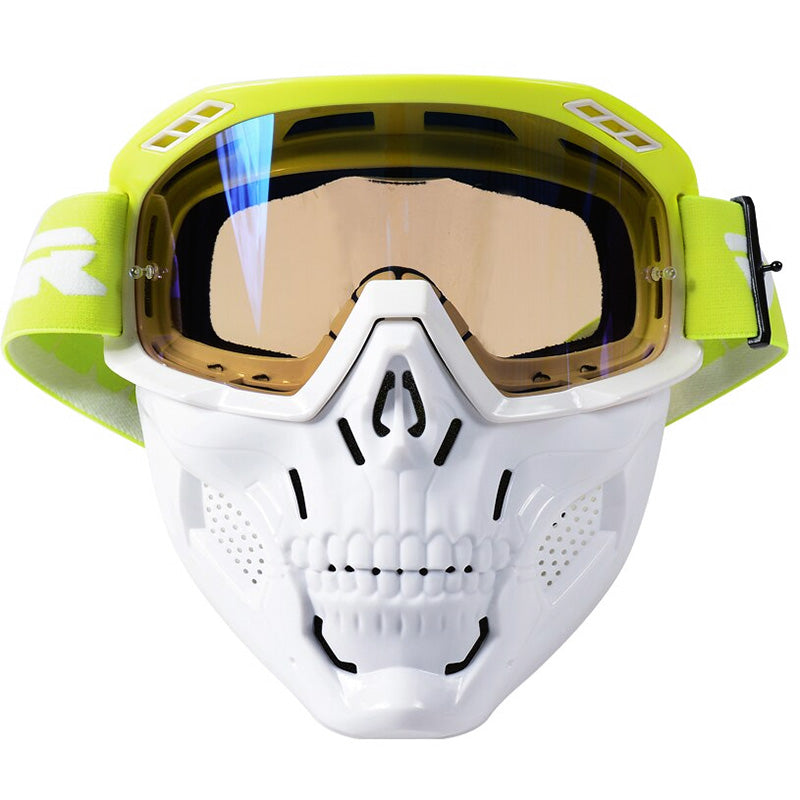 Tough Motorcycle Goggles with Shatterproof Lenses