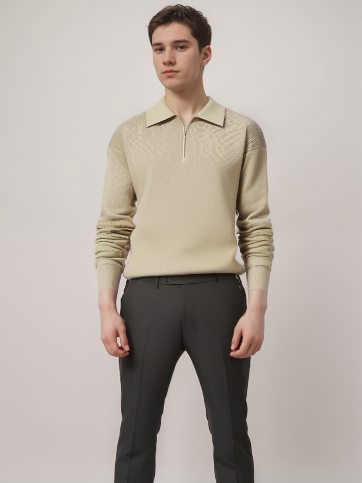 Men's Stylish Crew Neck Winter Sweater