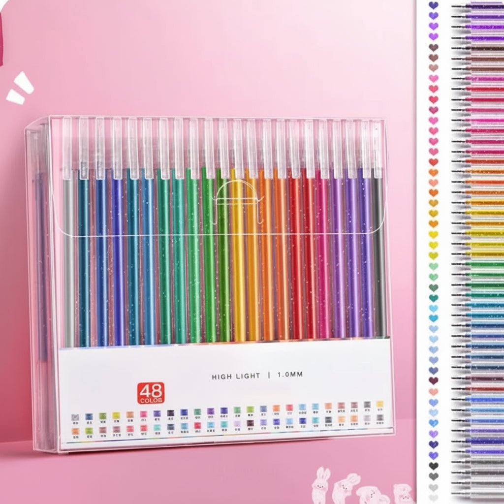 Sparkly Pen Set for Adult Coloring Books & Art Supplies
