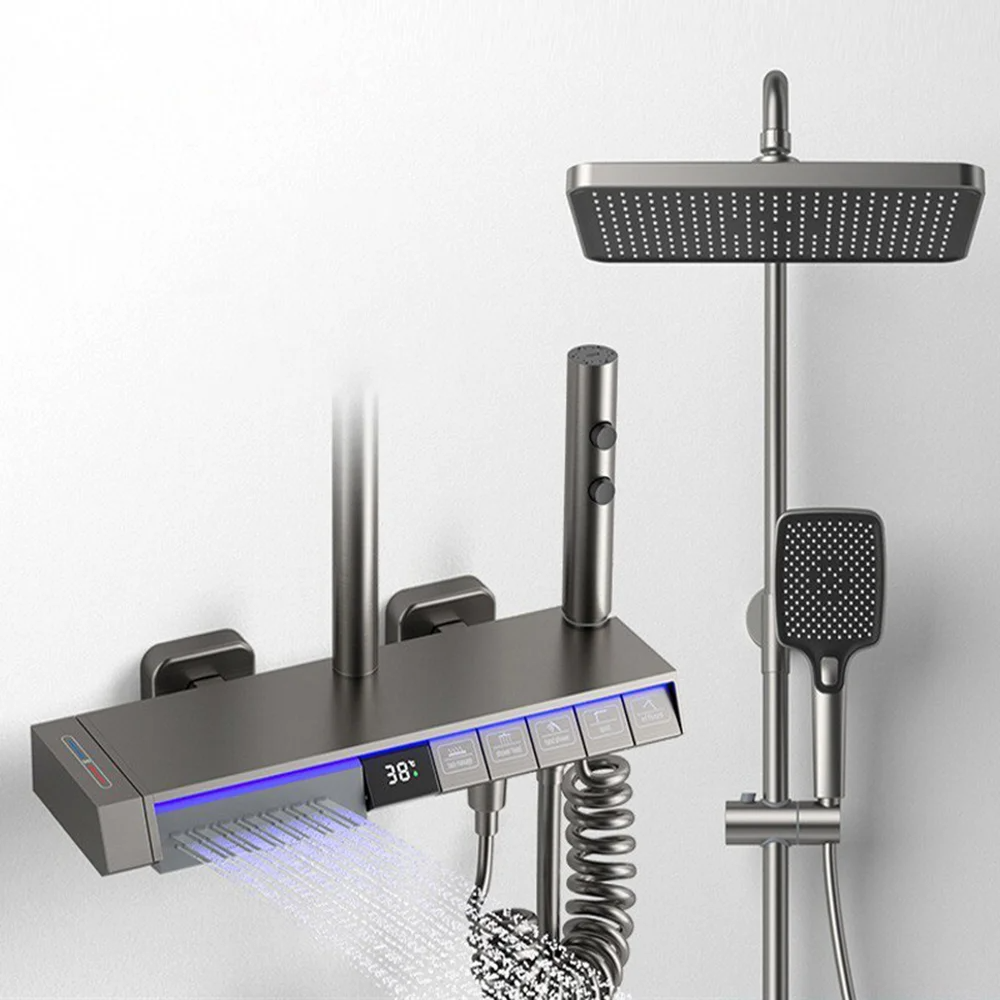 Premium Digital Shower System With Smart Display - VogeLuxe