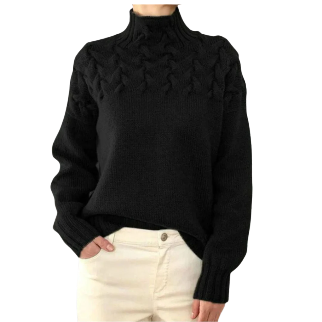 Soft Women's Crew Neck Knit Sweater