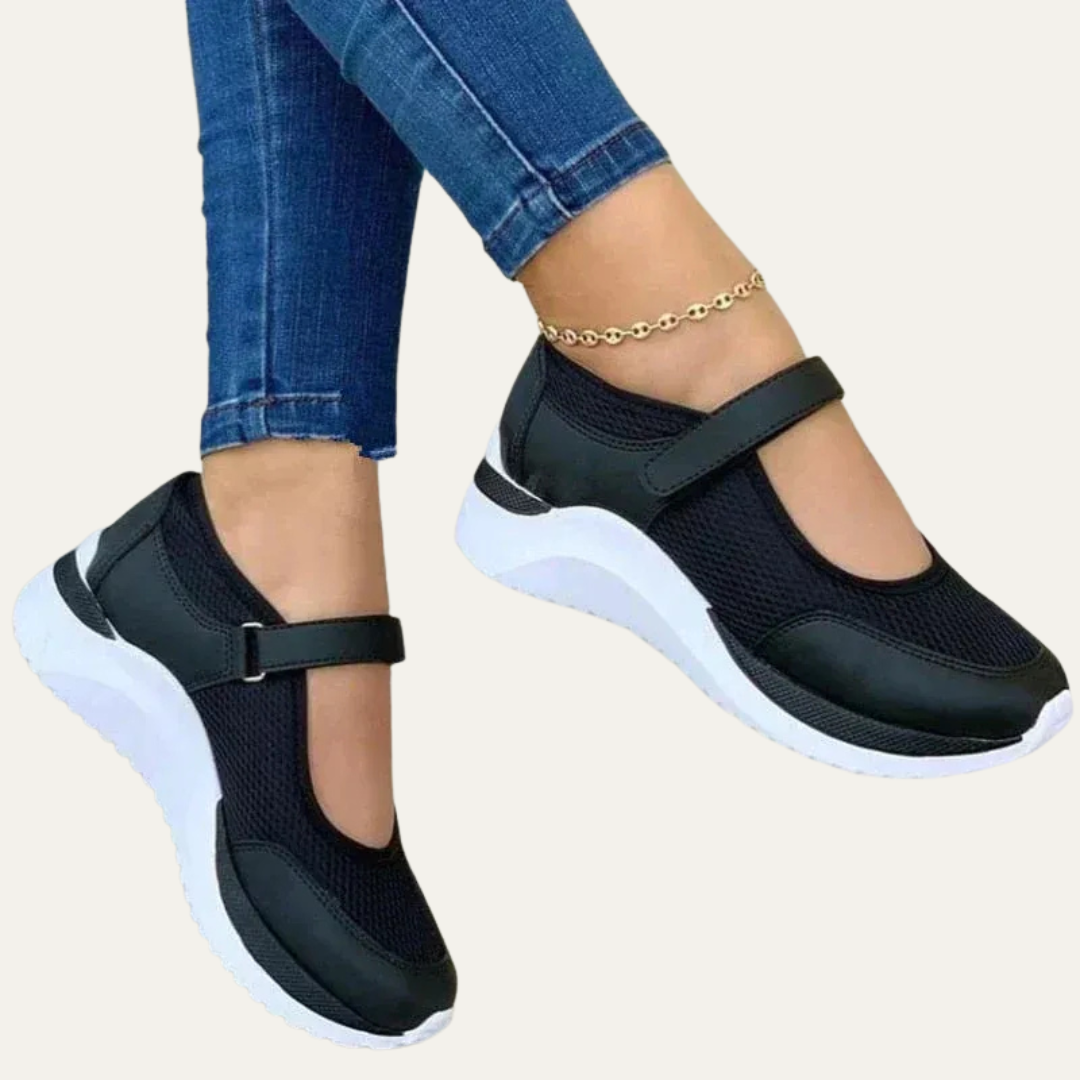 VogeLuxe | Women’s Mary Jane Platform Mesh Sneakers