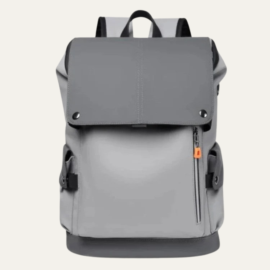 VogeLuxe | Men’s Classic Flap Top Multi Pocket Backpack