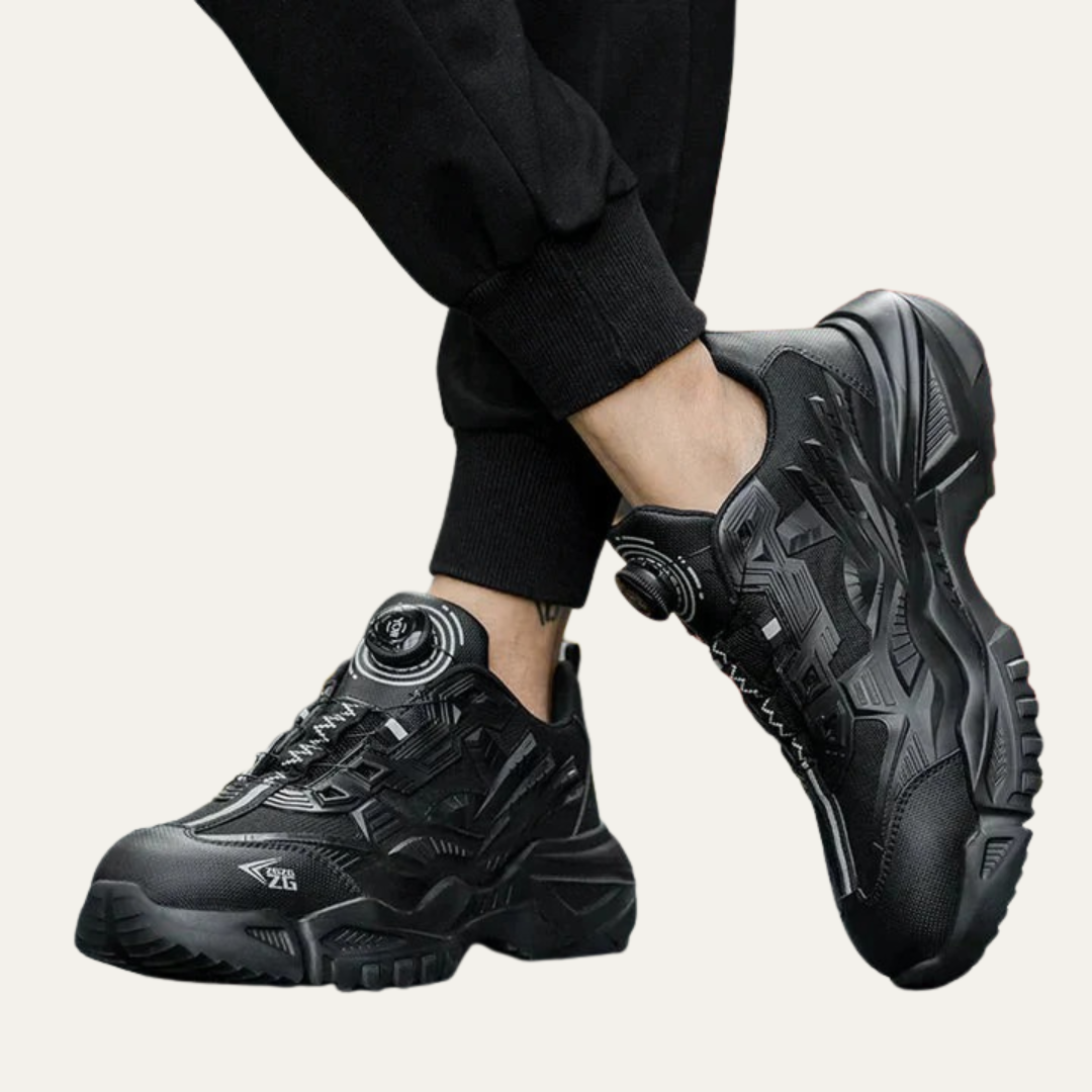 VogeLuxe | Men’s Futuristic Dial Closure Sneaker