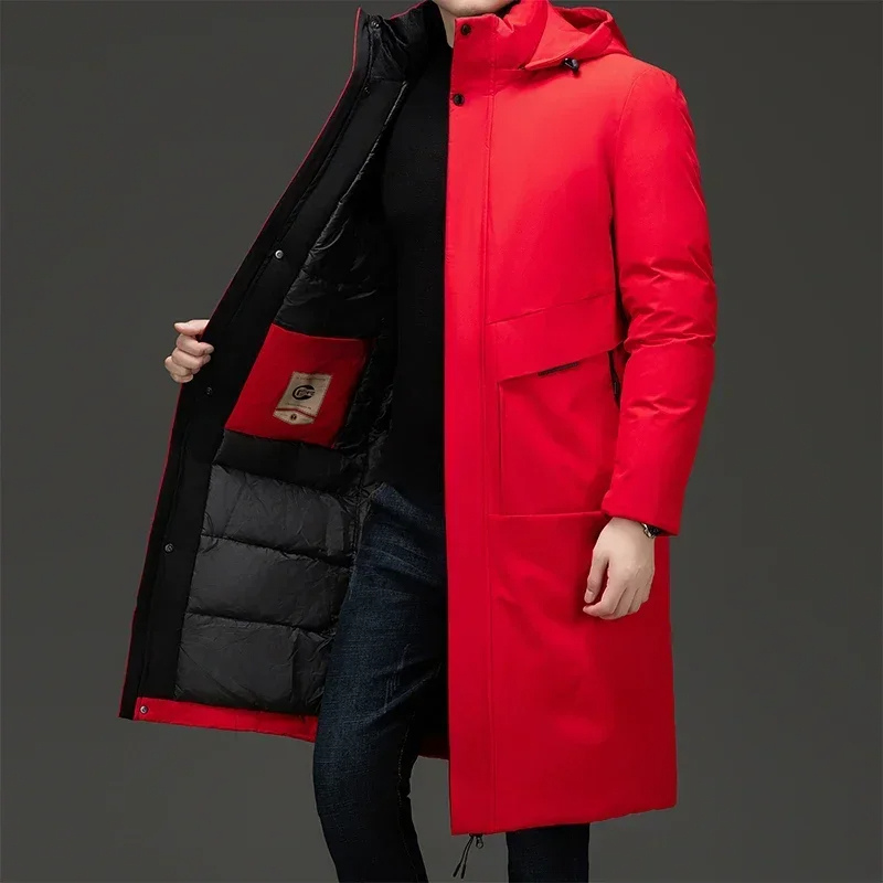Warm Men's Hooded Winter Coat