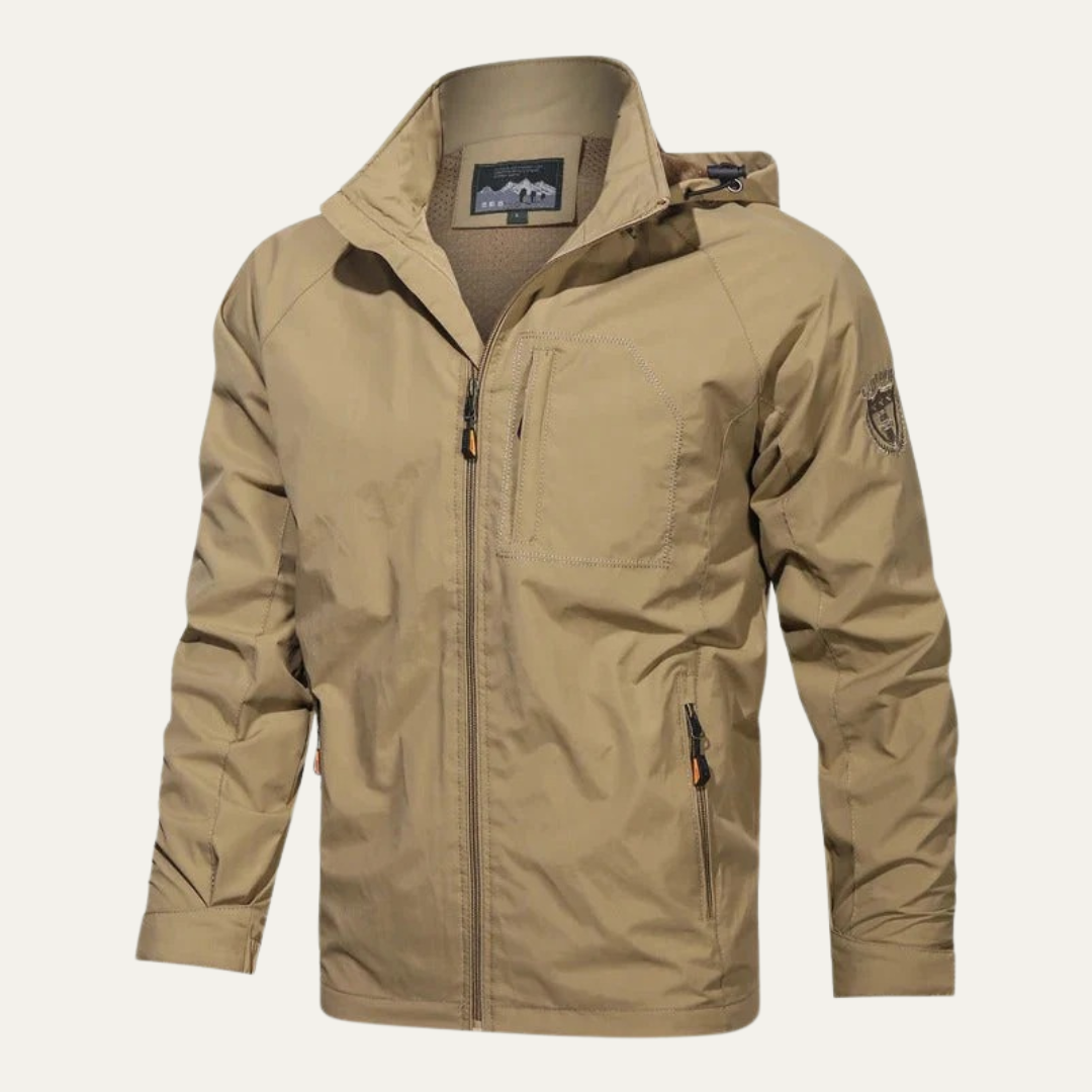 VogeLuxe | Men’s Summer Technical Hooded Outdoor Windbreaker